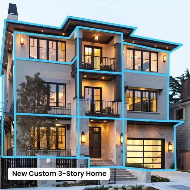 New Custom 3-Story Home