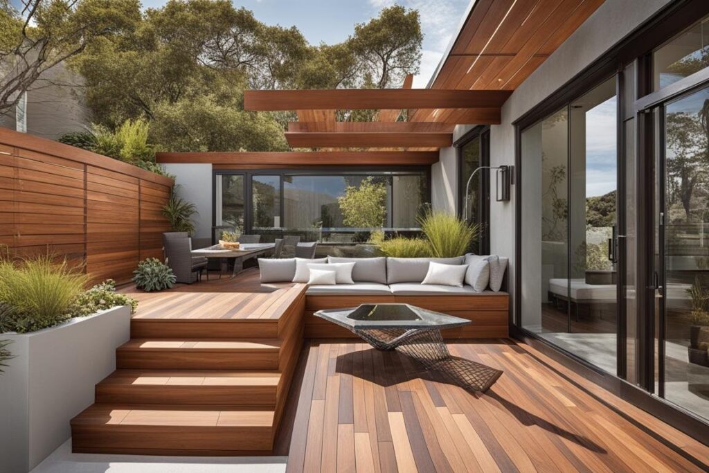 The featured image should contain a well-designed residential deck in San Francisco